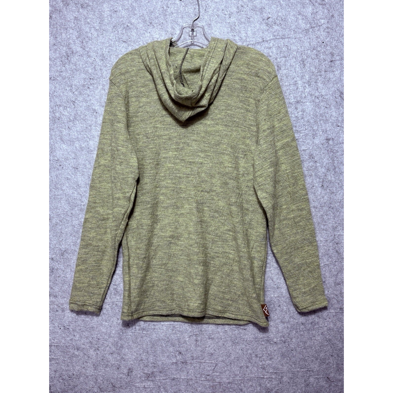 Appalachian Gear Co 100% Peruvian Alpaca Green Hooded Sweater Men's S Usa New — image 5 of 8